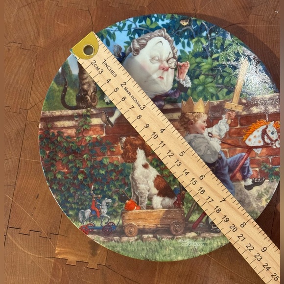 Fancy Mother Goose plate! - Picture 12 of 13